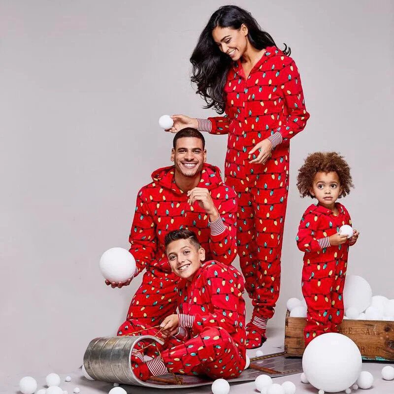 Christmas Pajamas Matching Family Christmas Jumpers Uk Red Light