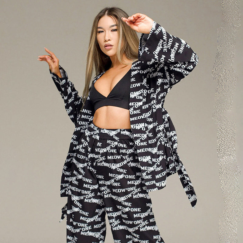 words pyjamas set