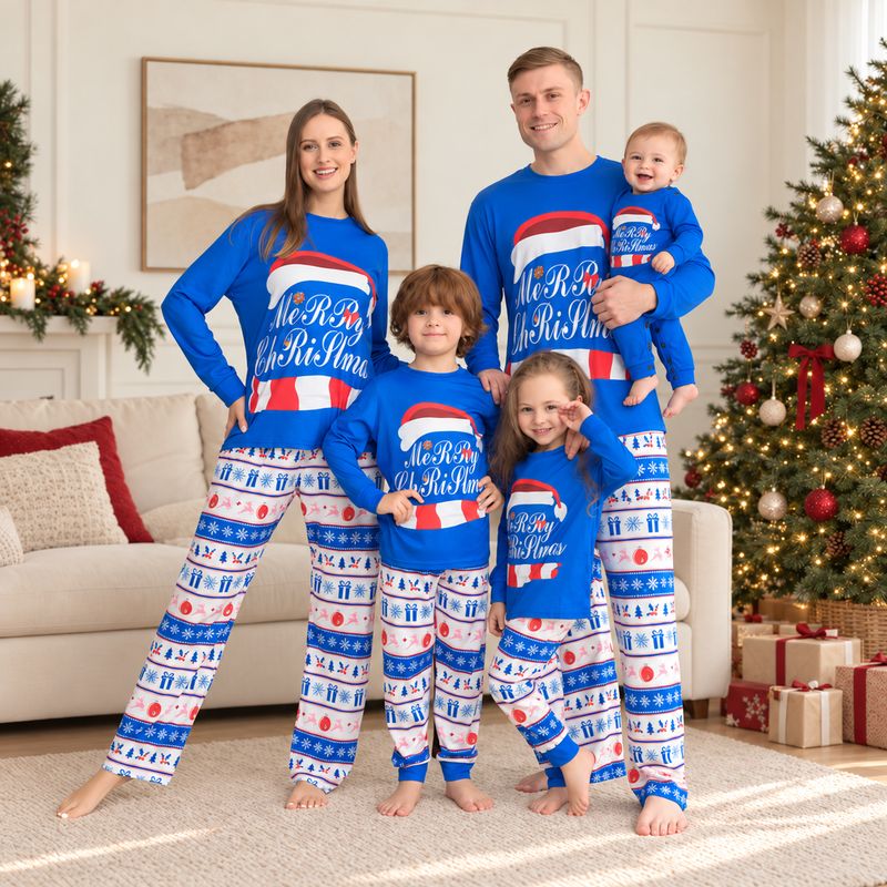 Plaid Moose Family Matching Christmas Pyjamas