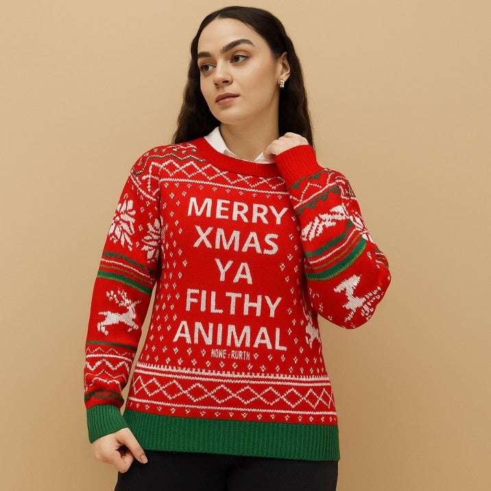 Filthy Animal Unisex Christmas Ugly Sweater