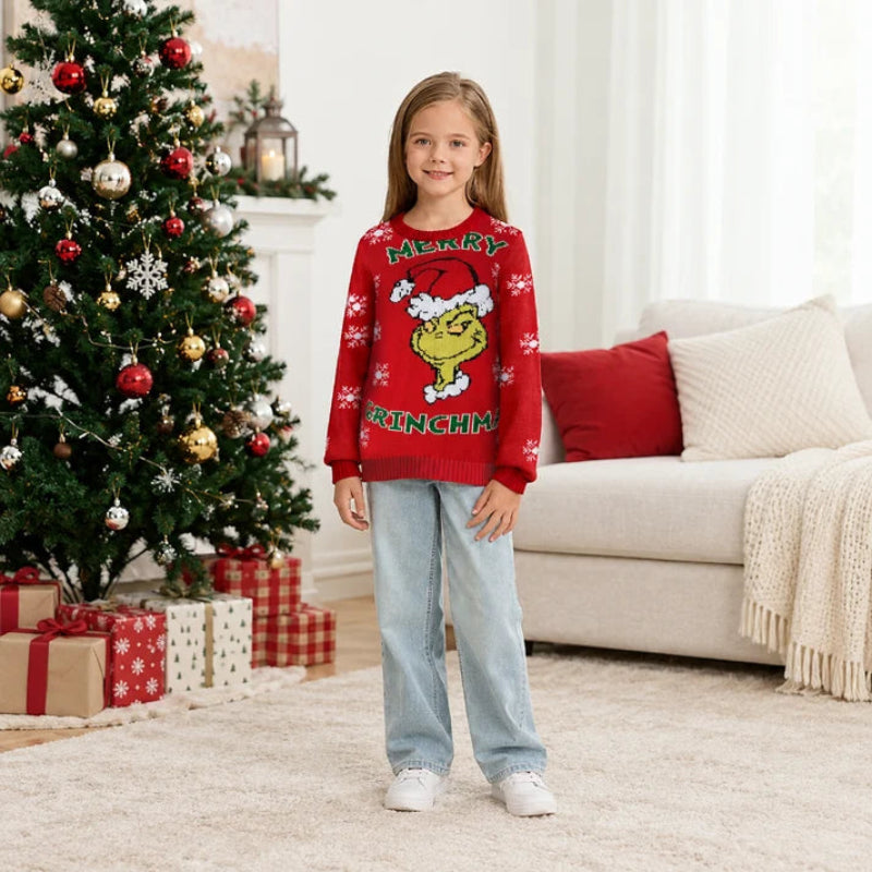 Grinch Cheer Christmas Jumper
