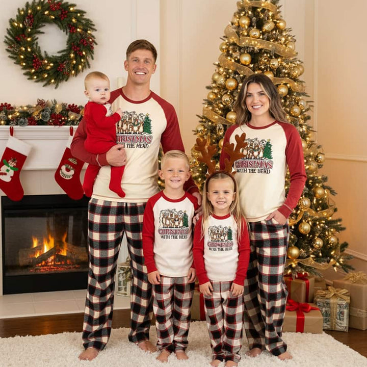 Christmas With the Herd Family Matching Pyjamas