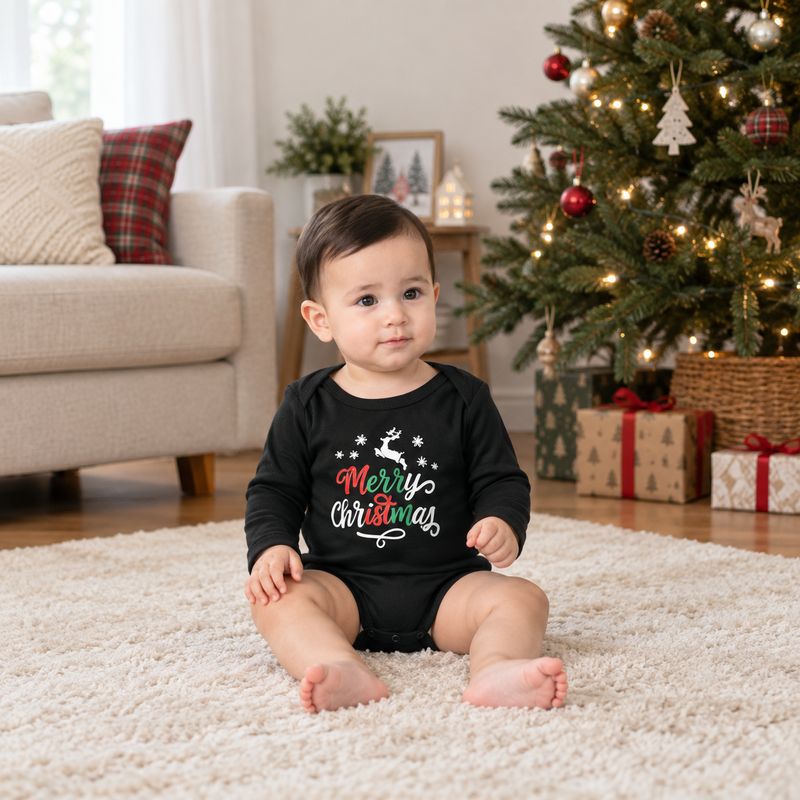Merry Christmas T-shirt Pyjama Set
