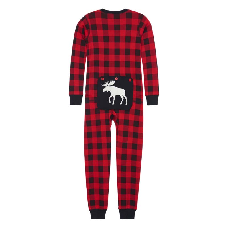 Plaid Moose Family Matching Christmas Pyjamas