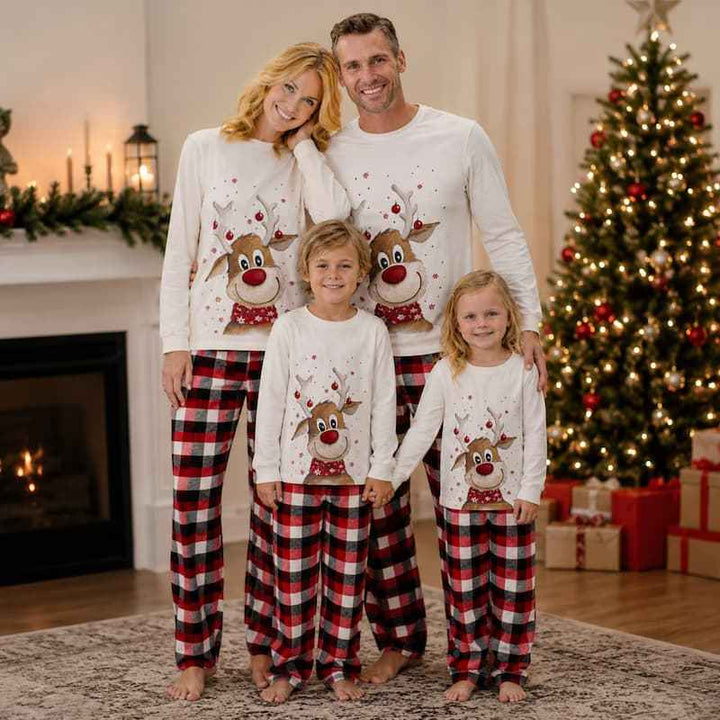 Reindeer Family Matching Christmas Pyjamas