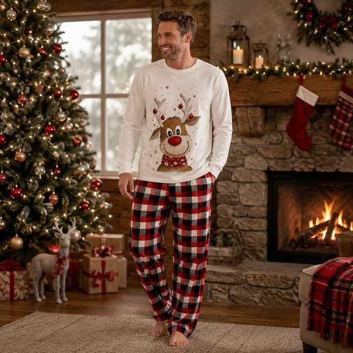 Reindeer Family Matching Christmas Pyjamas