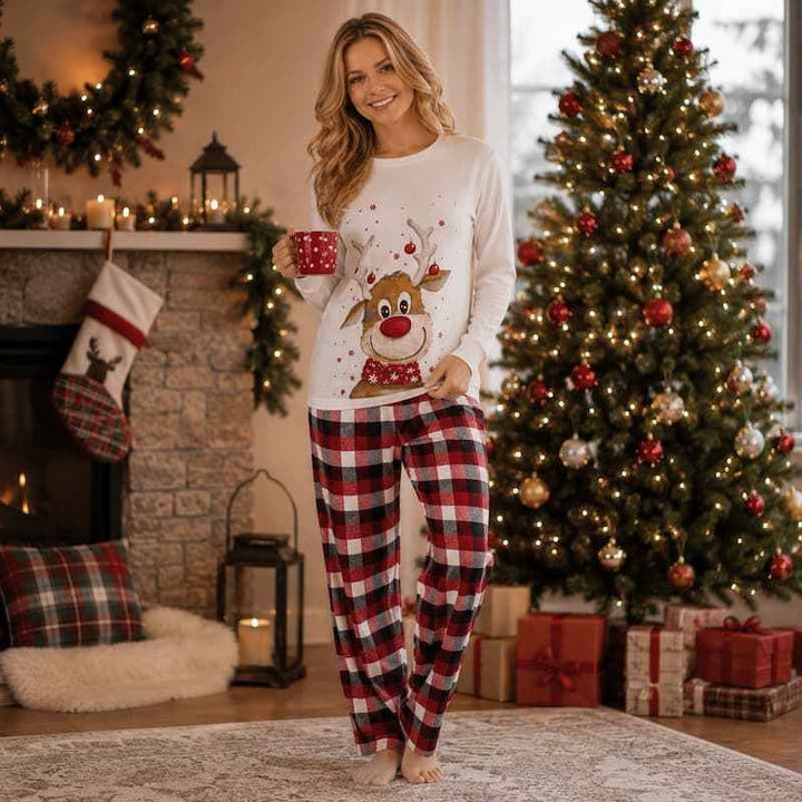 Reindeer Family Matching Christmas Pyjamas