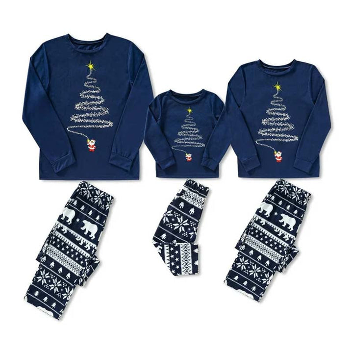 Sparkling Christmas Tree Family Matching Christmas Pyjamas