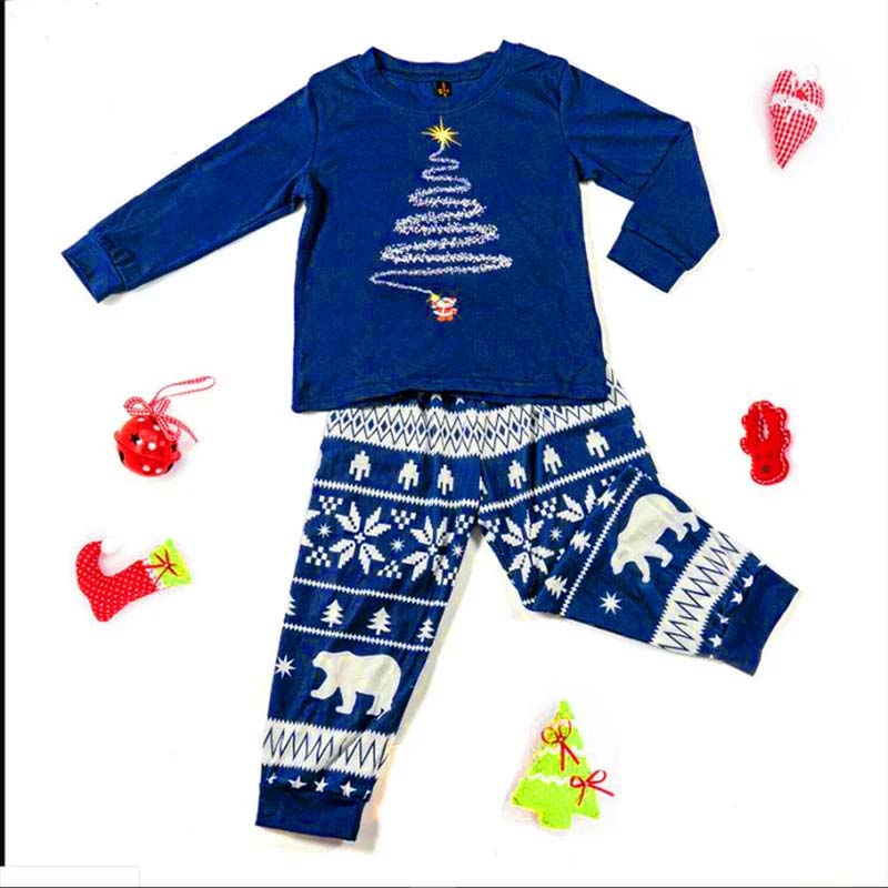 Sparkling Christmas Tree Family Matching Christmas Pyjamas