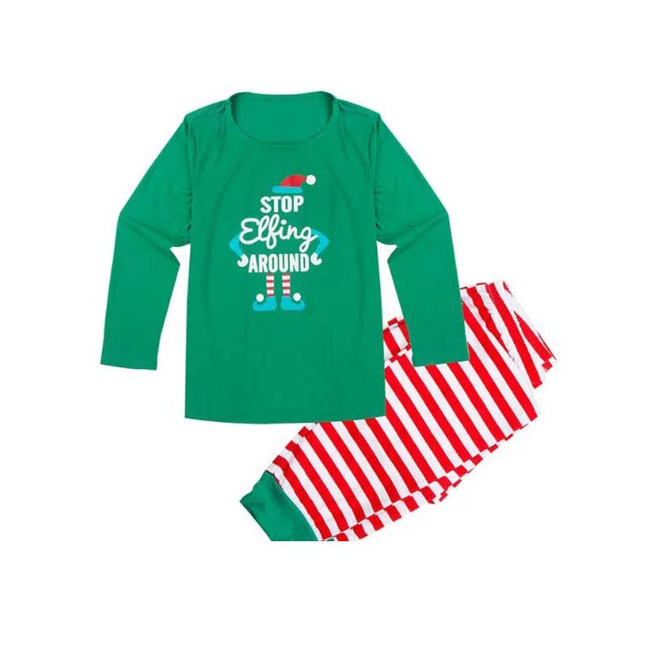 Stop Elfing Family Matching Christmas Pyjamas