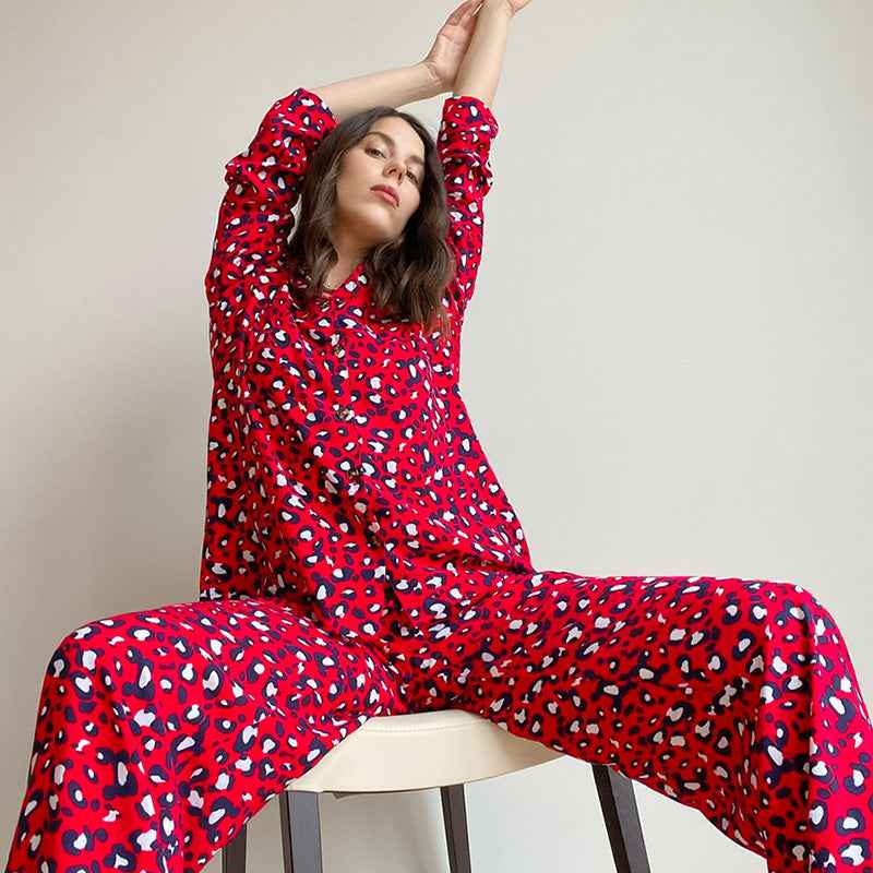 Pyjamas Colorful Colorful Cheetah Pyjamas – Pajama Village UK