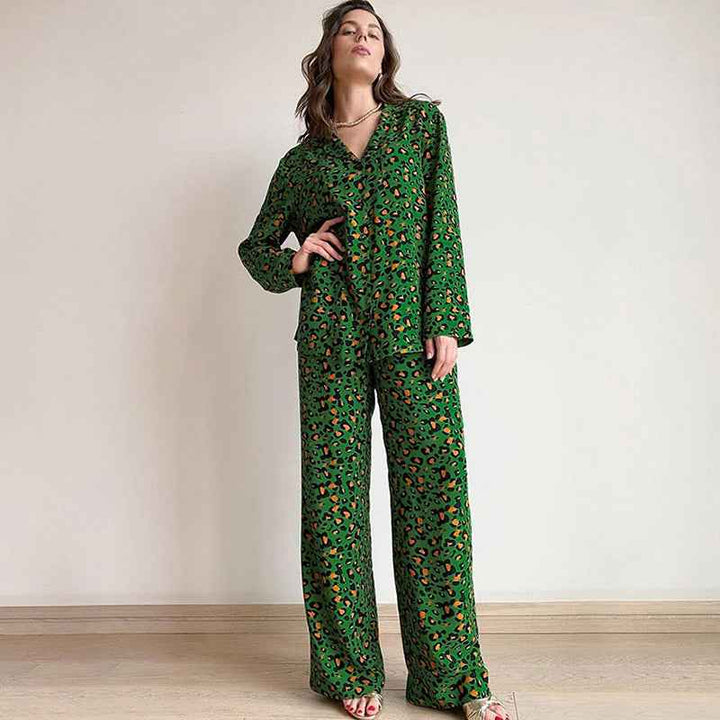 Pyjamas Colorful Colorful Cheetah Pyjamas – Pajama Village UK