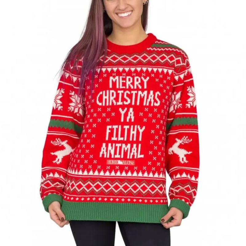 Filthy Animal Unisex Christmas Ugly Sweater Pajama Village UK