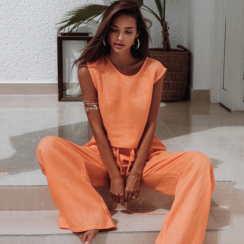 orange sleeper pyjamas